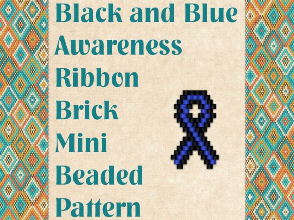 Black and Blue Ribbon