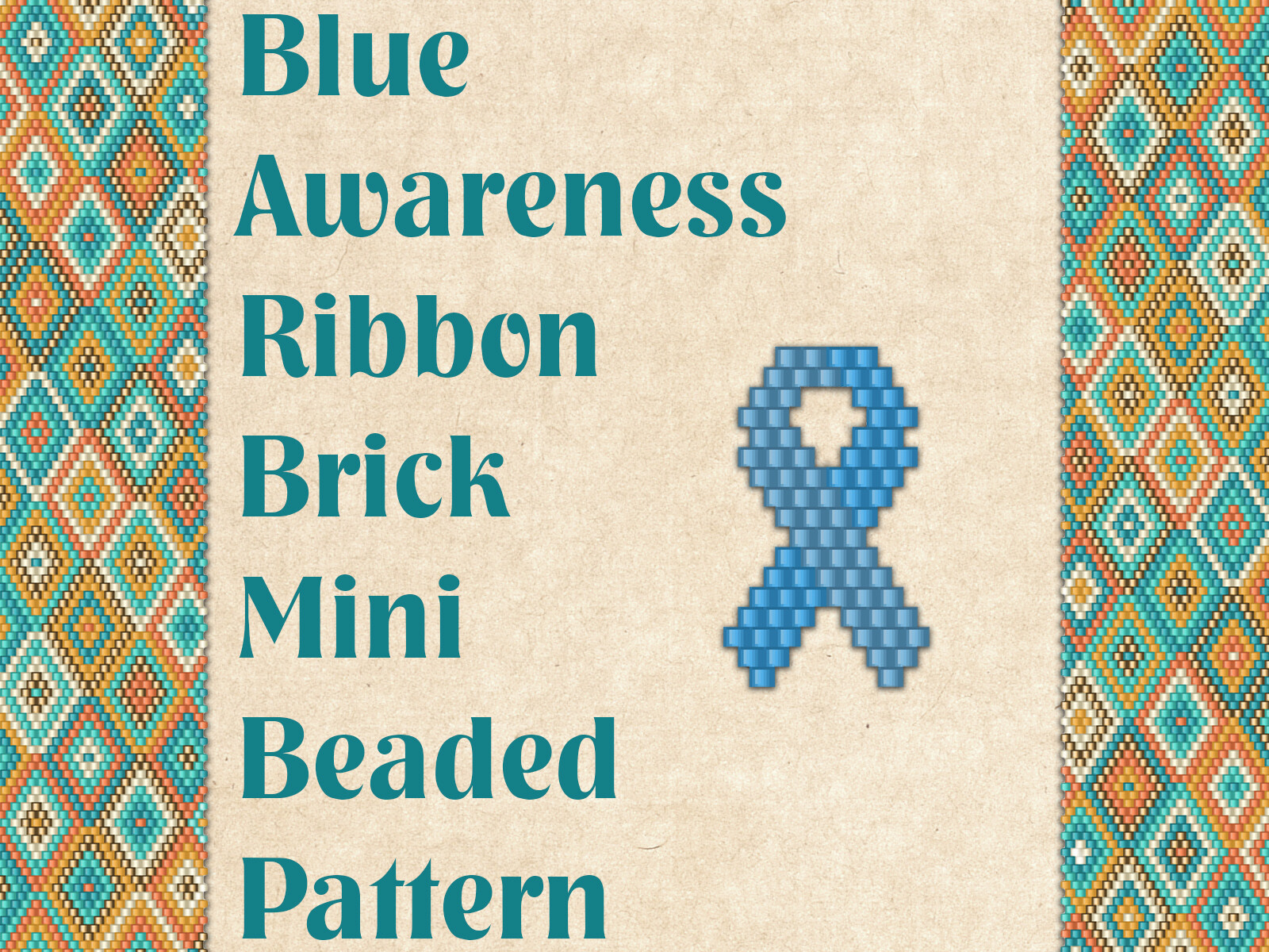 Blue Awareness Ribbon