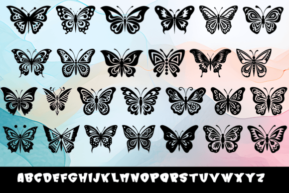 Butterfly Dreamscape Font - Preview 1