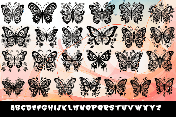 Butterfly New Font - Preview 1