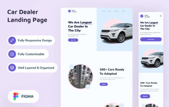 Car Dealer Landing Page