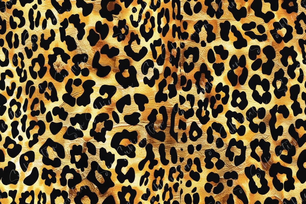Golden Leopard Print Graphic by Sun Sublimation · Creative Fabrica