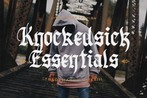 Grafhorn Font PNG with transparent background - Preview 3
