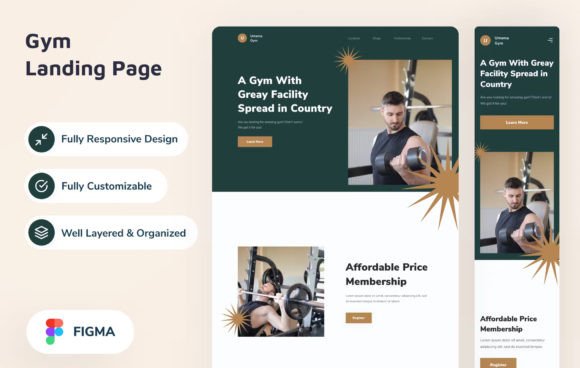 Gym Landing Page