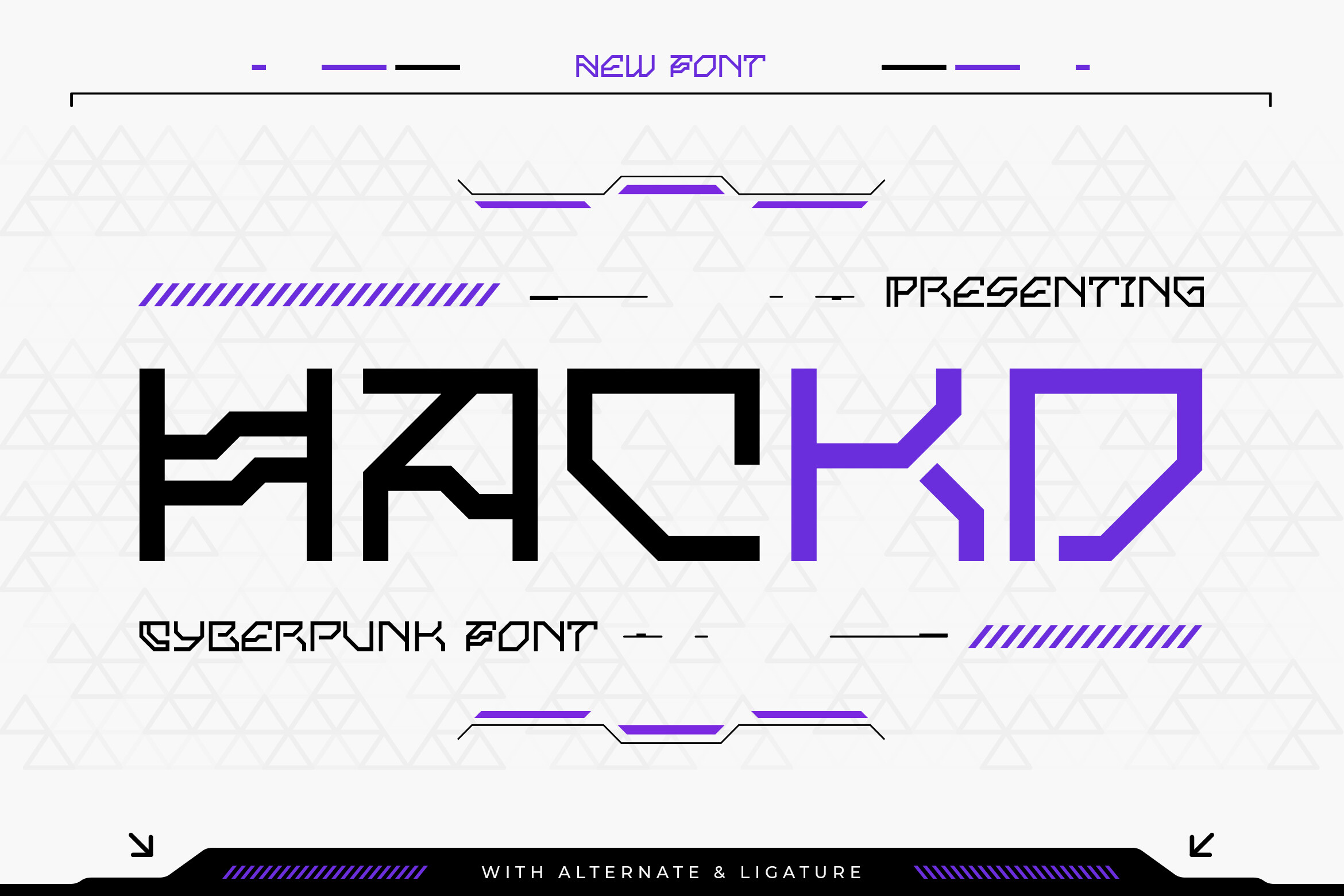 Hackd preview, sleek neon cyberpunk face