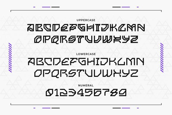 Hackd Font PNG with transparent background - Preview 1