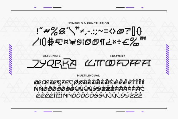 Hackd Font PNG with transparent background - Preview 2