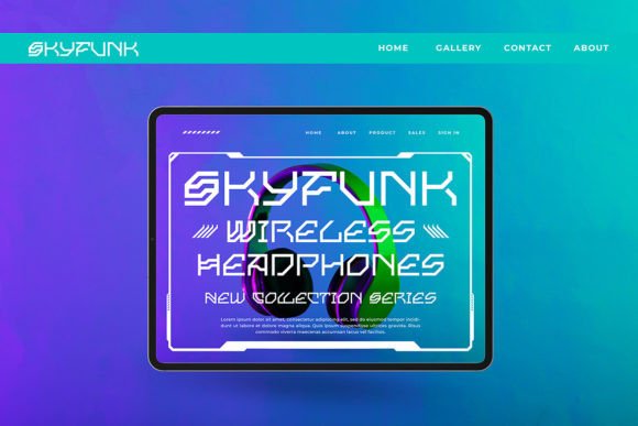 Hackd Font PNG with transparent background - Preview 5