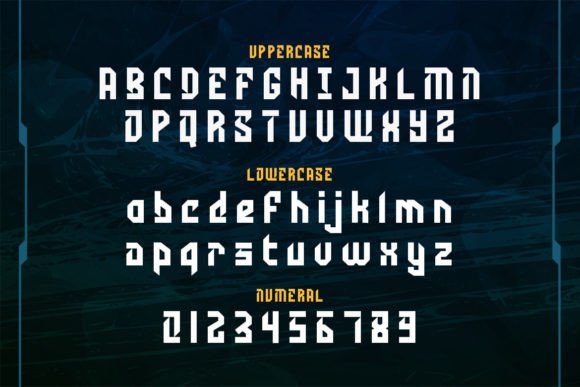 Hallister Font PNG with transparent background - Preview 1