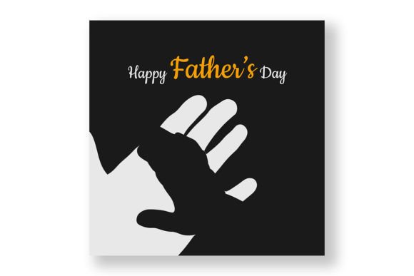Happy Father's Day with Dad and Children