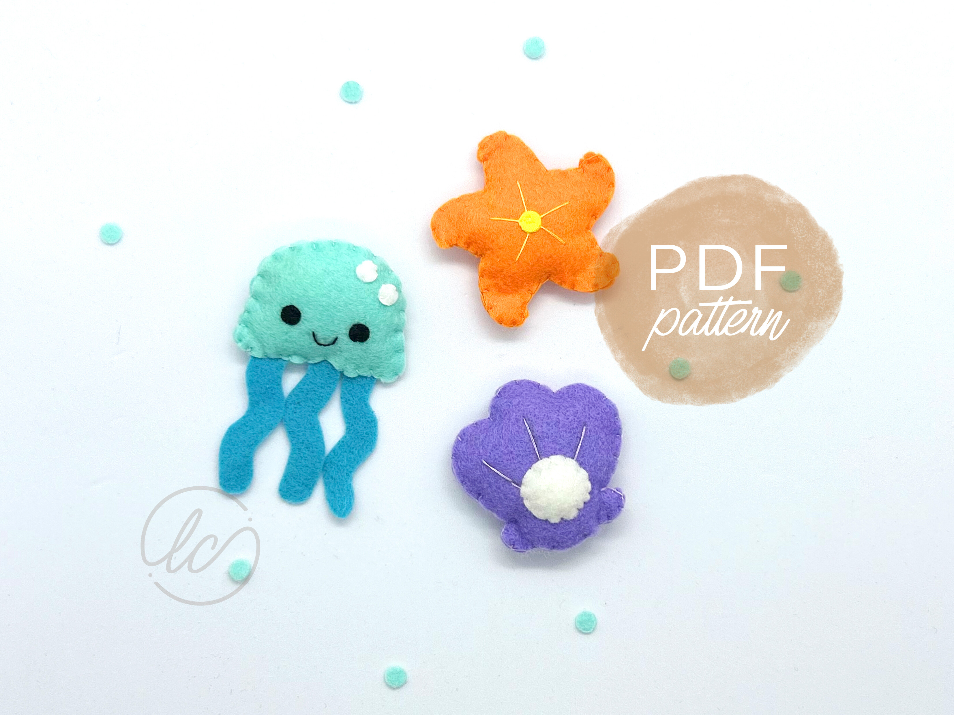 Sea Creatures Sewing Pattern
