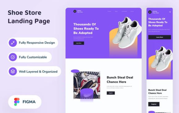 Shoe Store Landing Page