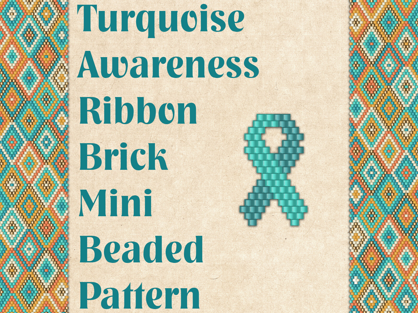 Turquoise Awareness Ribbon