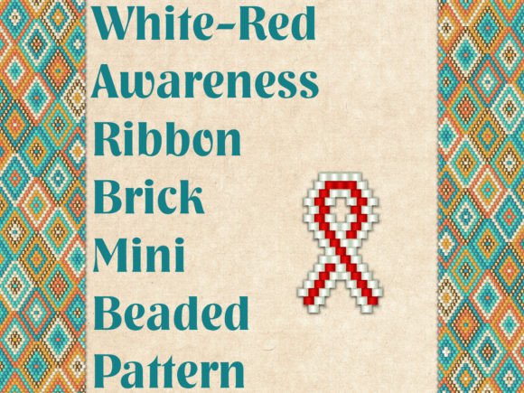 White-Red-White Ribbon