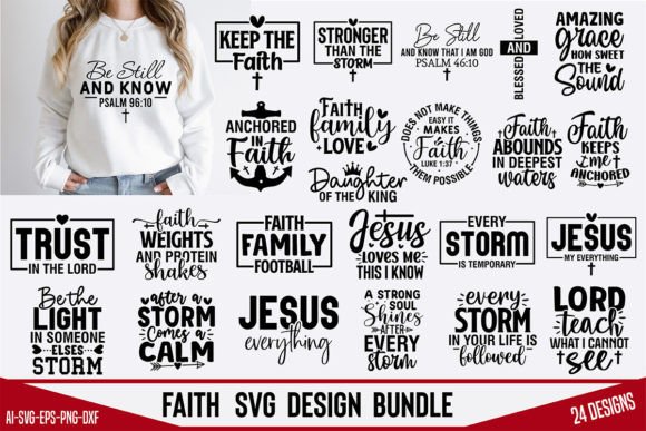 Faith Svg Design Bundle