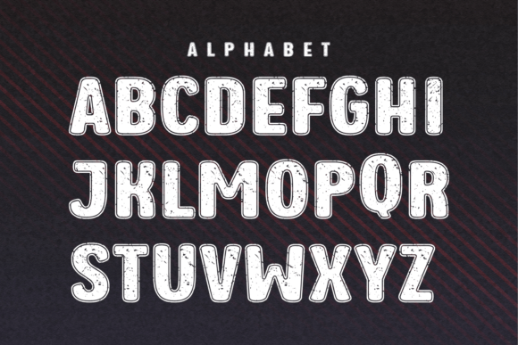 Abcd Grunge Font - Preview 3