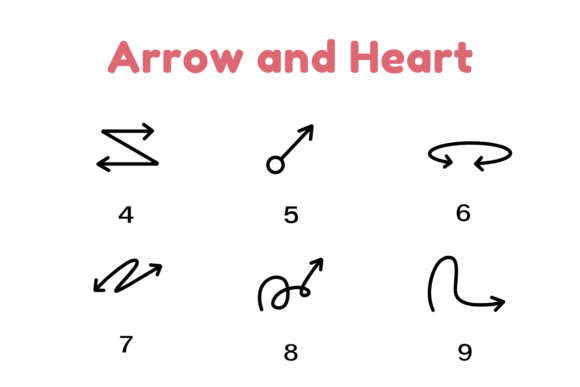 Arrow and Heart Font - Preview 3