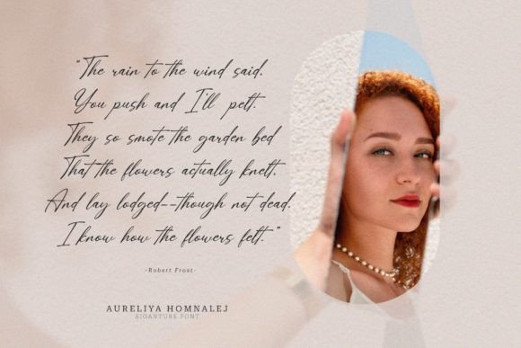 Aureliya Homnalej Font - Preview 5