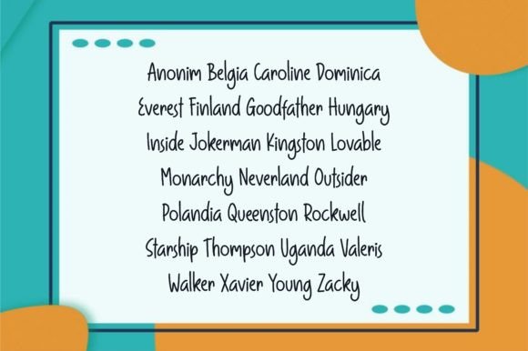 Delmora Font PNG with transparent background - Preview 5