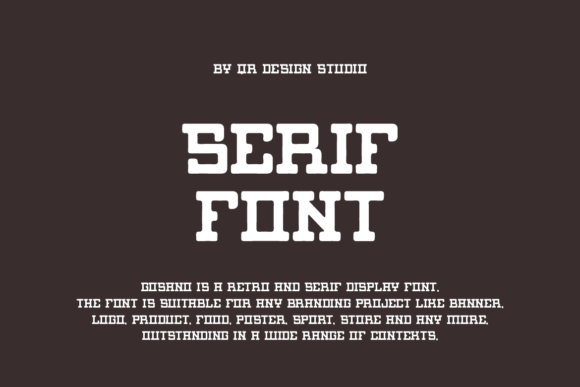 Gosano Font - Preview 2