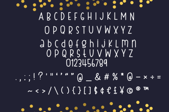 Graduation Font - Preview 1