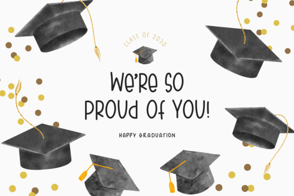 Graduation Font - Preview 2