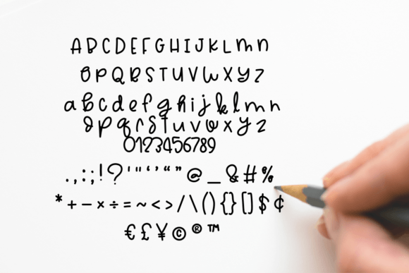 Handwriting Font - Preview 1