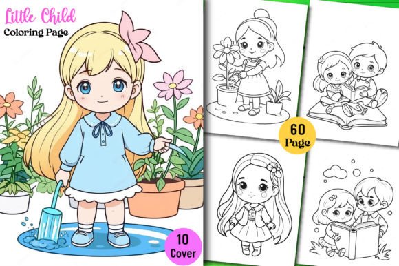 Little Child Coloring Kids