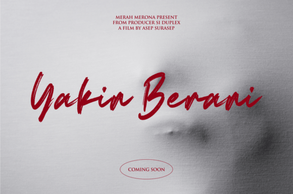 Merah Merona Font PNG with transparent background - Preview 4