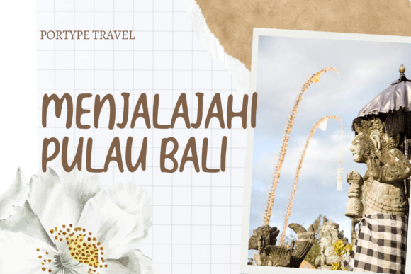 Pelukis Senja Font PNG with transparent background - Preview 5