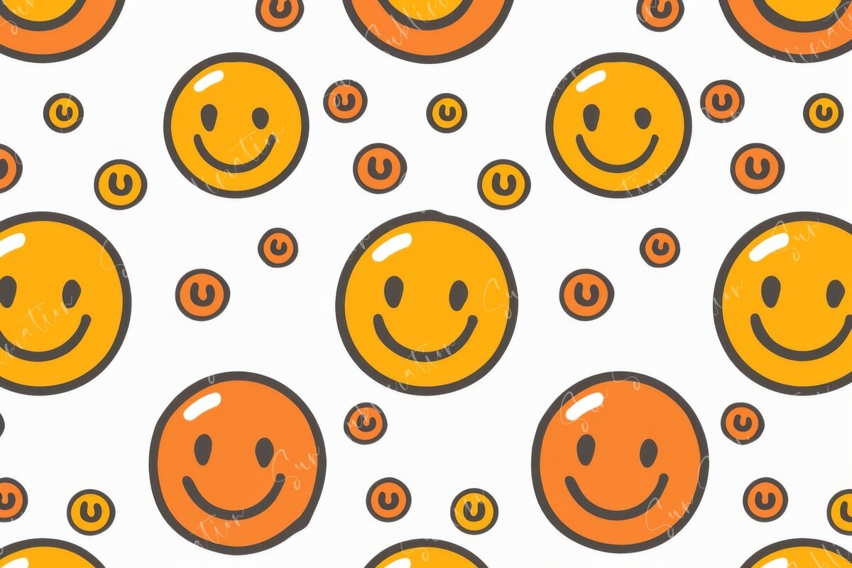 Retro Seamless Pattern with Colorful Graphic by Sun Sublimation ...