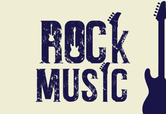 Rock Music Font PNG with transparent background - Preview 1