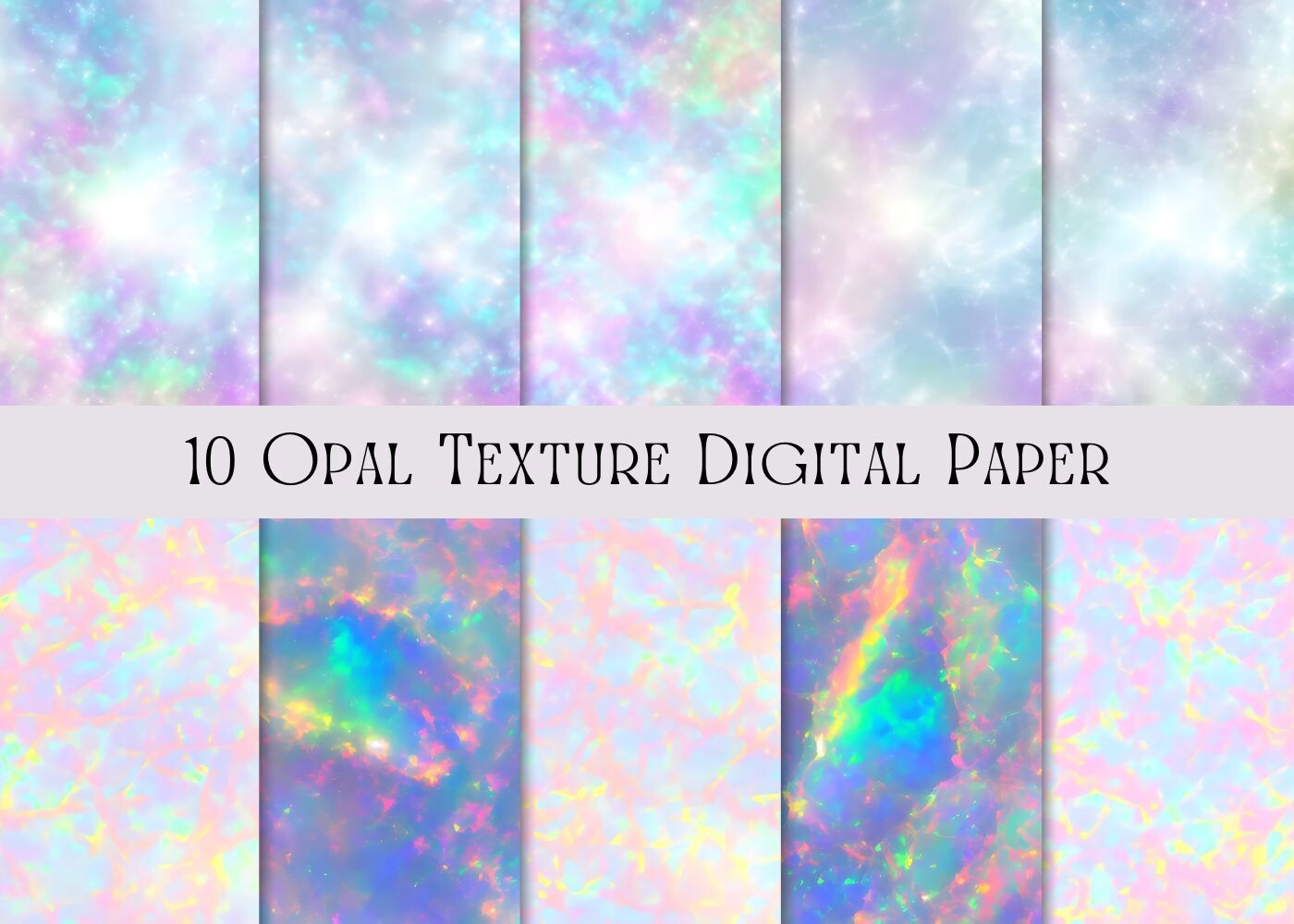 10 Opal Texture Digital Paper