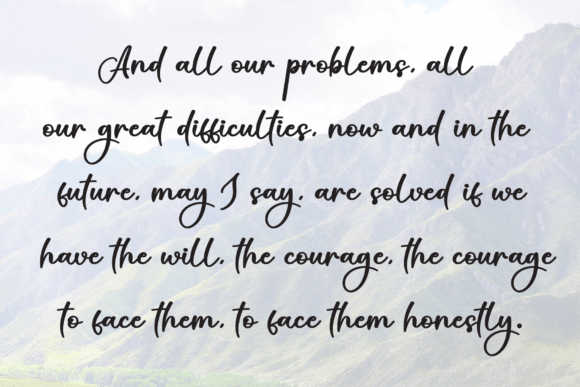 Angela Signature Font - Preview 5