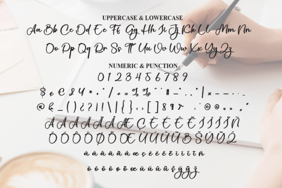 Angela Signature Font - Preview 6
