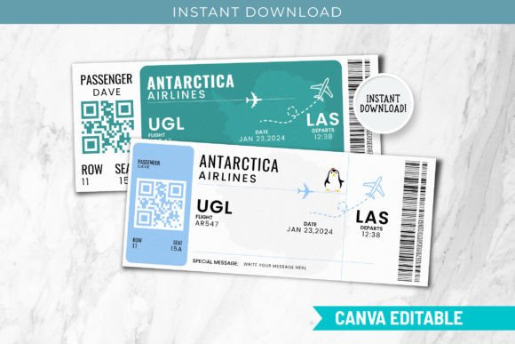 Antarctica Trip Surprise Gift Ticket