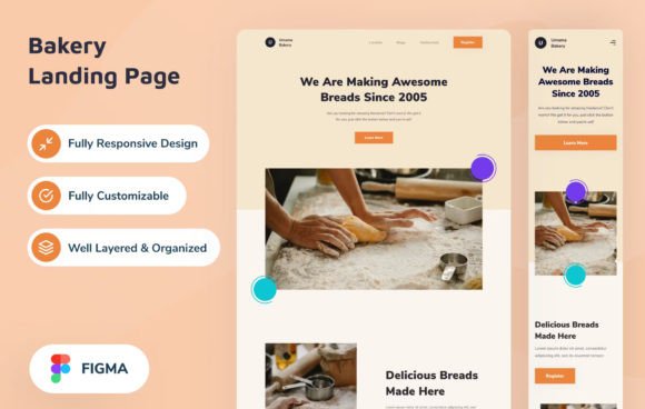 Bakery Landing Page