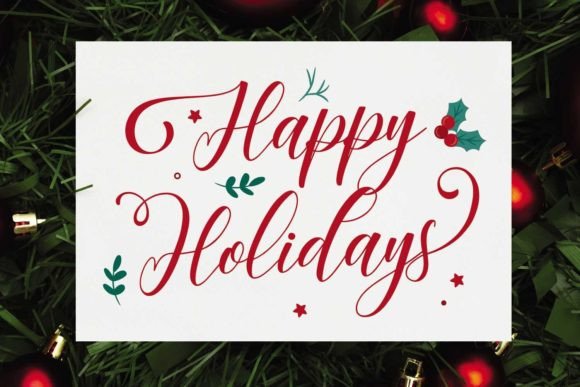 Beloved Christmas Font - Preview 6