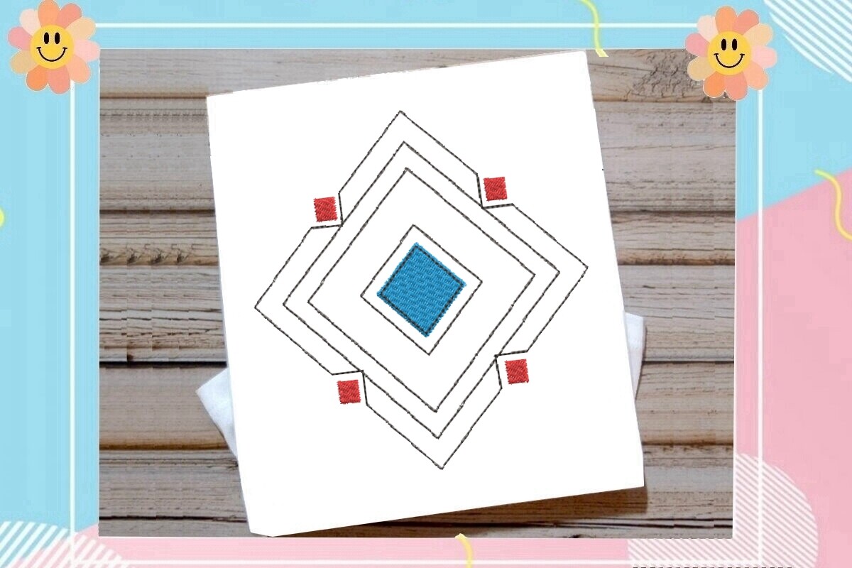Berber Art Geometric Motif 4