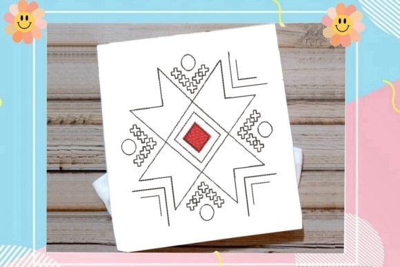 Berber Art Geometric Motif 6