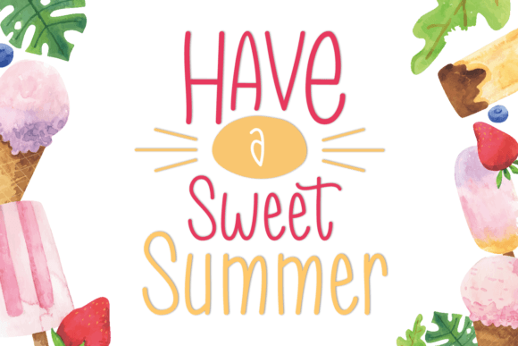Berry Sorbet Font - Preview 1
