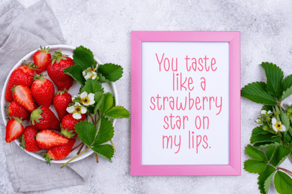 Berry Sorbet Font - Preview 3