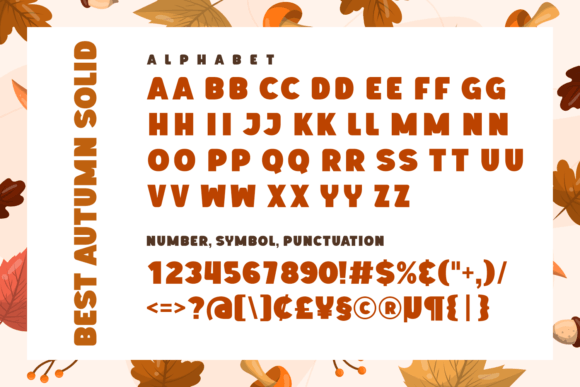 Best Autumn Font - Preview 6