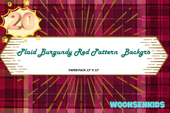 Best Plaid Burgundy Red Pattern Background Watercolor Png Kdp Digital Paper