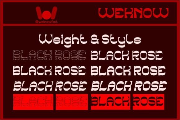 Black Rose Font - Preview 5