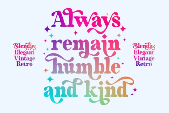 Blendas Font - Preview 1
