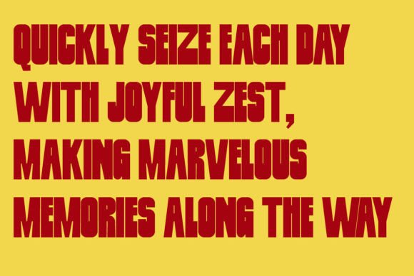 Bozilla Font - Preview 4