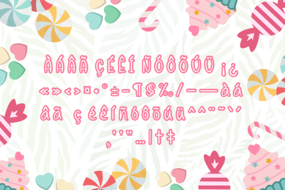 Candy Cane Font - Preview 2