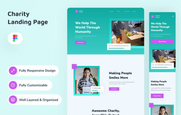 Charity Landing Page