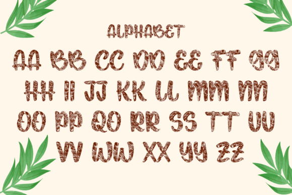 Child Tiger Font PNG with transparent background - Preview 1
